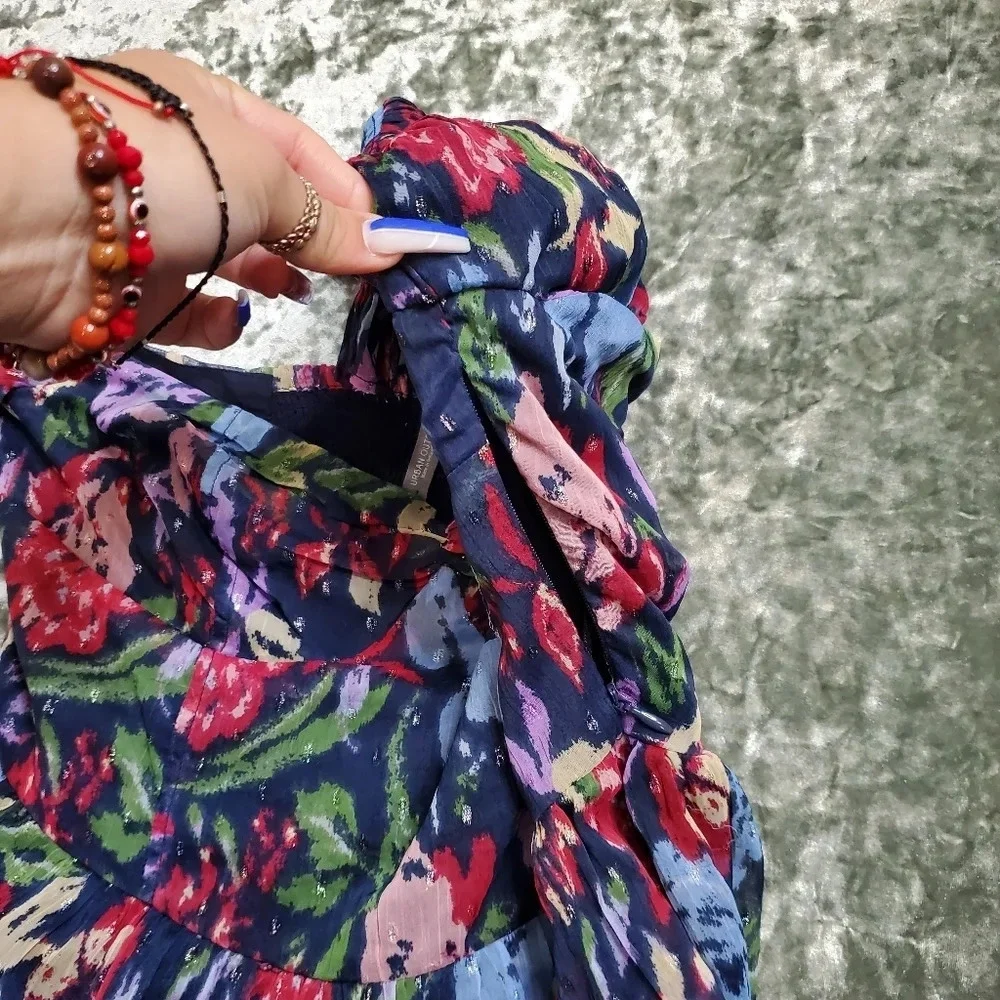 Urban Outfitters‎ Off The Shoulder Floral Dress